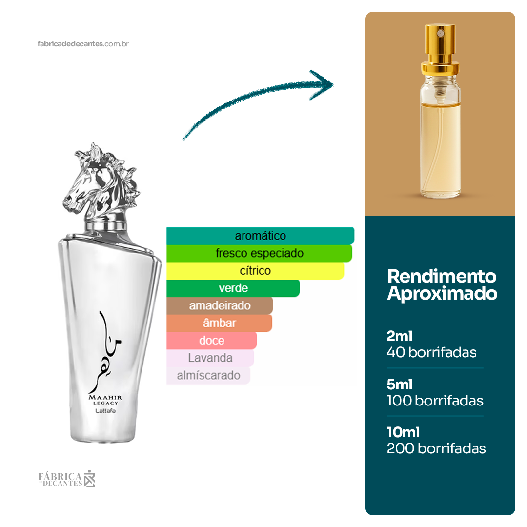 (Decant) Maahir Legacy Perfumes Masculino
