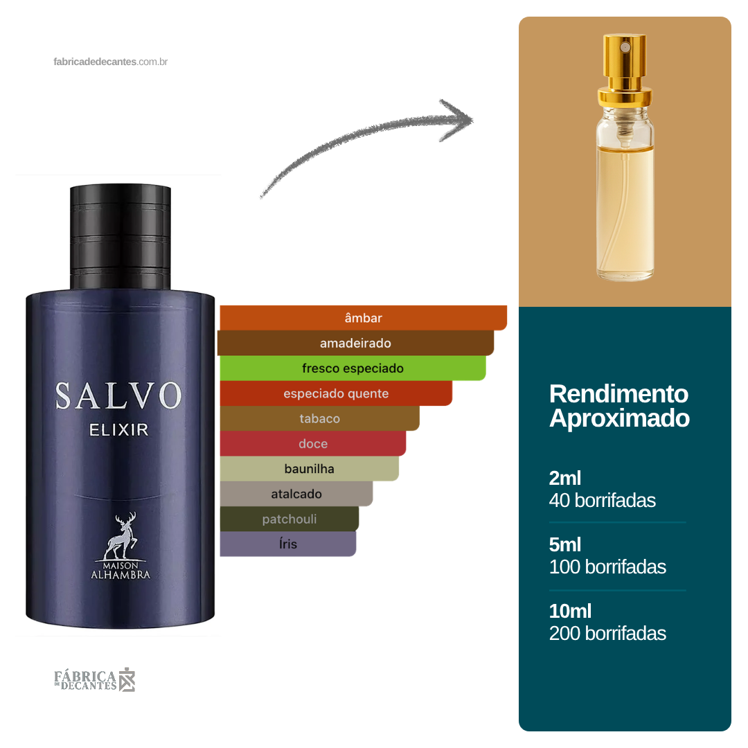 (Decant) Salvo Elixir Maison Alhambra Masculino
