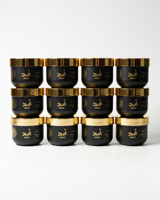 KIT C/ 12 CREMES - HIDRATANTE PERFUMADO ASAD BY ORIANAH ESSENCE 200G