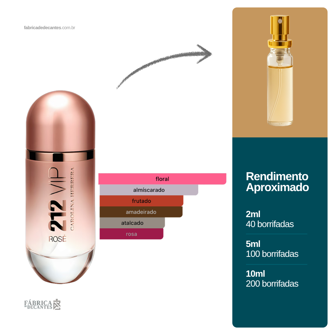 (Decant) 212 VIP Rosé Carolina Herrera Feminino