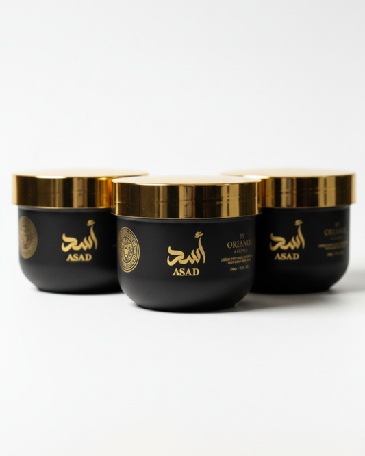 KIT C/ 3 CREMES - HIDRATANTE PERFUMADO ASAD BY ORIANAH ESSENCE 200G