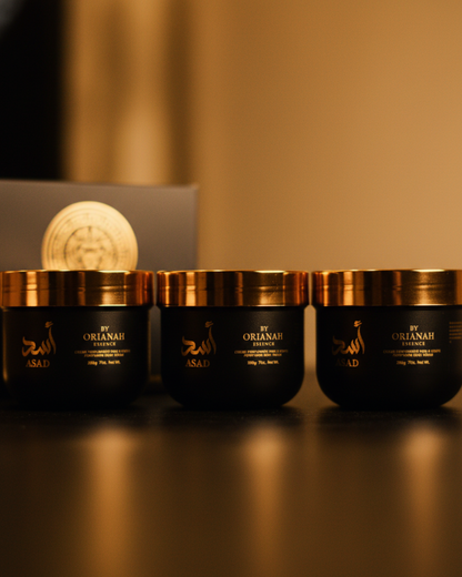 KIT C/ 3 CREMES - HIDRATANTE PERFUMADO ASAD BY ORIANAH ESSENCE 200G