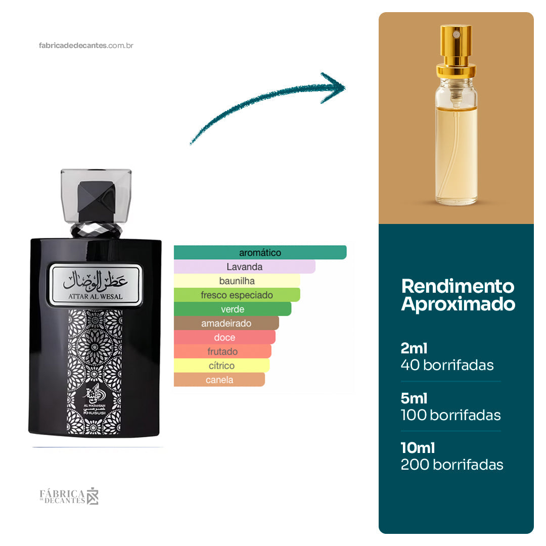(Decant) Attar Al Wesal Al Wataniah Compartilhável