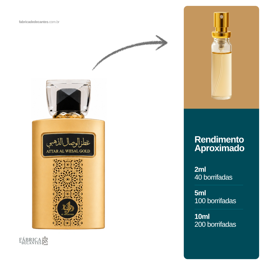 (Decant) Attar Al Wesal Gold Masculino