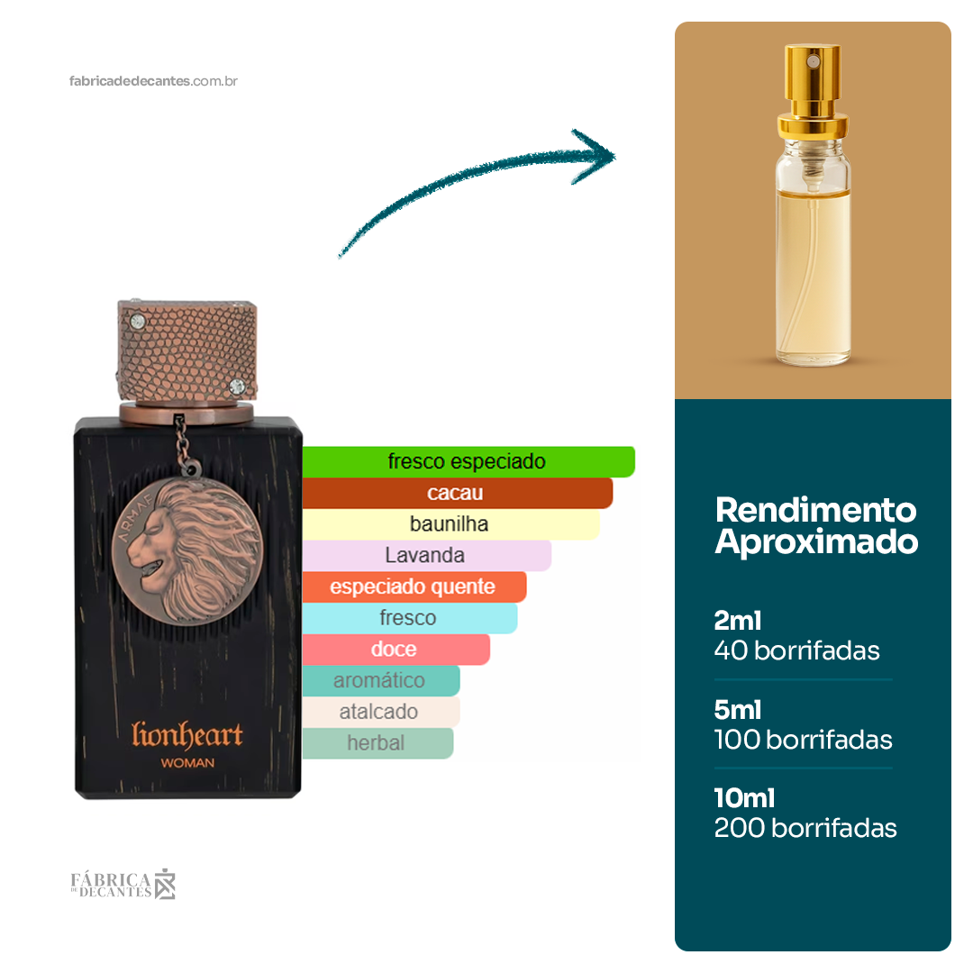(Decant) Club De Nuit Lionheart Woman Armaf Feminino