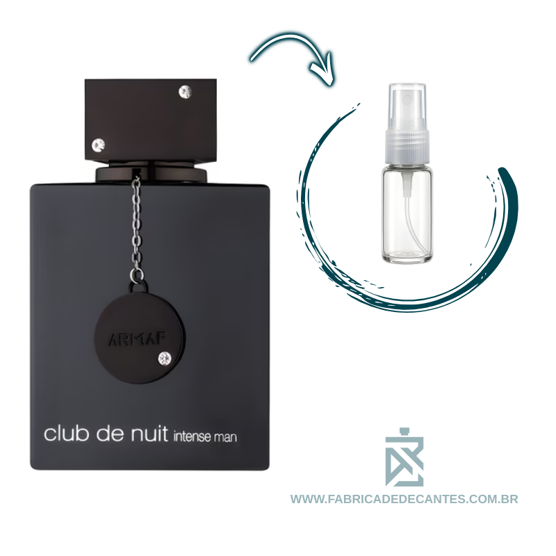 CLUB COLLECTION MASCULINO - Combo Árabe com 3 Decants de 5ml. (Club de nuit intense Man, Urban Elixir e Iconic)