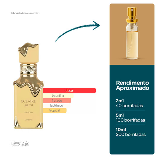 (Decant) Eclaire Banoffi Perfumes Compartilhável