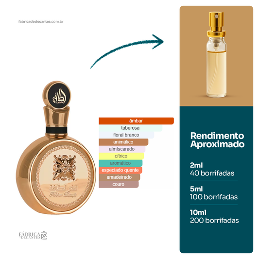 (Decant) Fakhar Extrait Perfumes Masculino