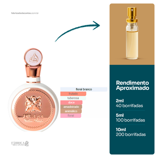 (Decant) Fakhar Rose Perfumes Feminino