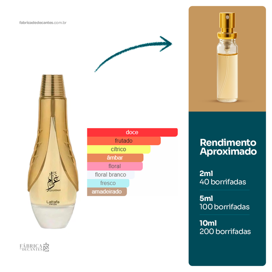 (Decant) Gharam Perfumes Compartilhável