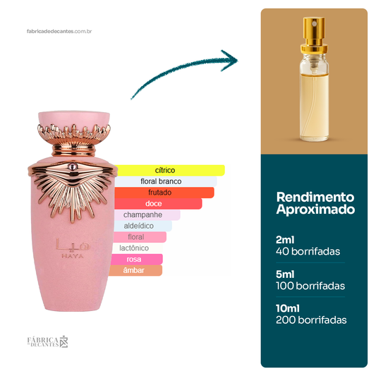 (Decant) Haya Perfumes Feminino