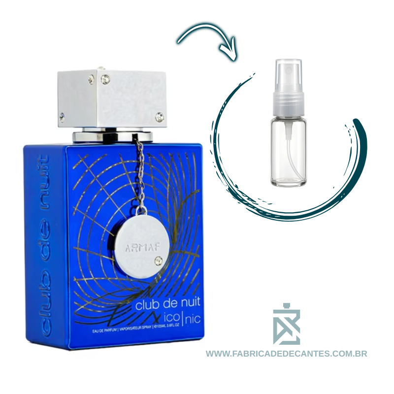 CLUB COLLECTION MASCULINO - Combo Árabe com 3 Decants de 5ml. (Club de nuit intense Man, Urban Elixir e Iconic)