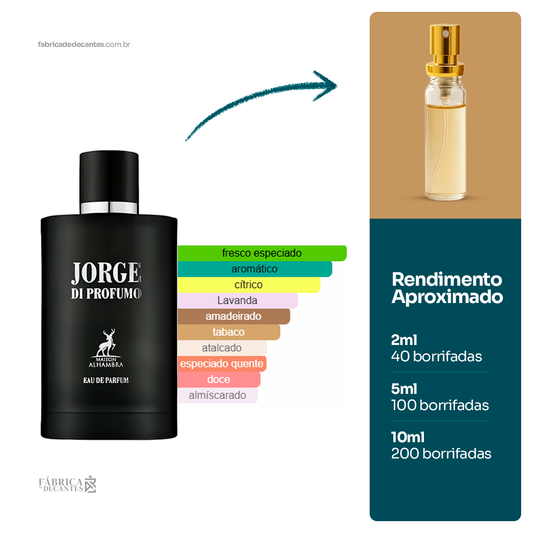 (Decant) Jorge di Profumo Maison Alhambra Masculino