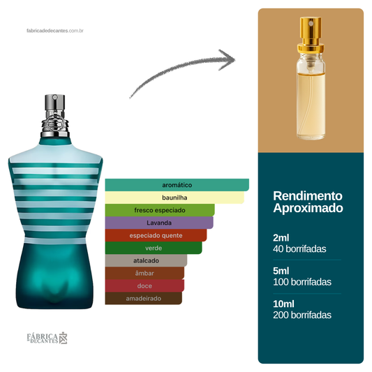(Decant) Le Male Jean Paul Gaultier Masculino