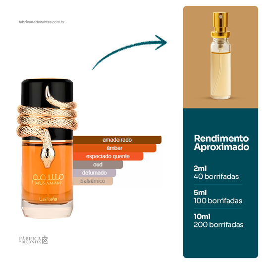 (Decant) Musamam Perfumes Compartilhável