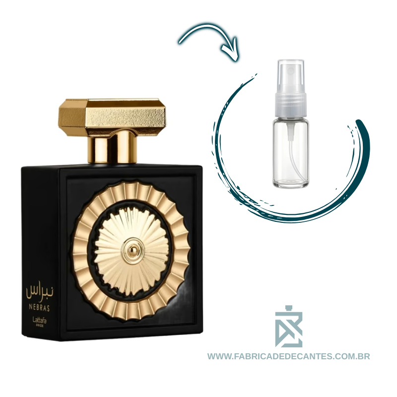 ARABIAN SWEET FEMININO - Combo Árabe com 3 Decants de 5ml. (Yara, Nebras e Eclaire)