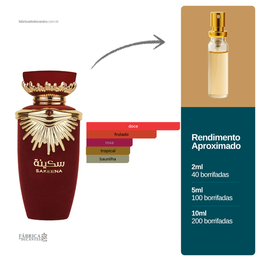 (Decant) Sakeena Perfume Feminino