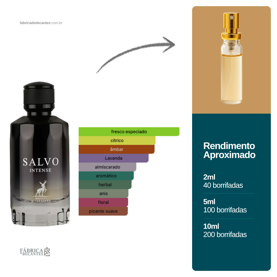 (Decant) Salvo Intense Maison Alhambra Masculino
