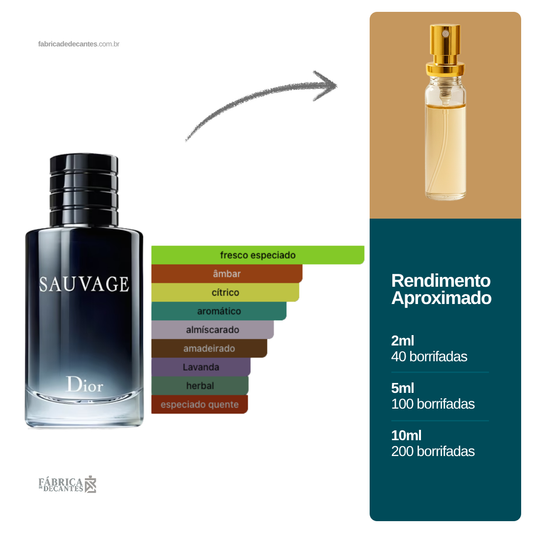 (Decant) Sauvage Dior Masculino EAU de Parfum