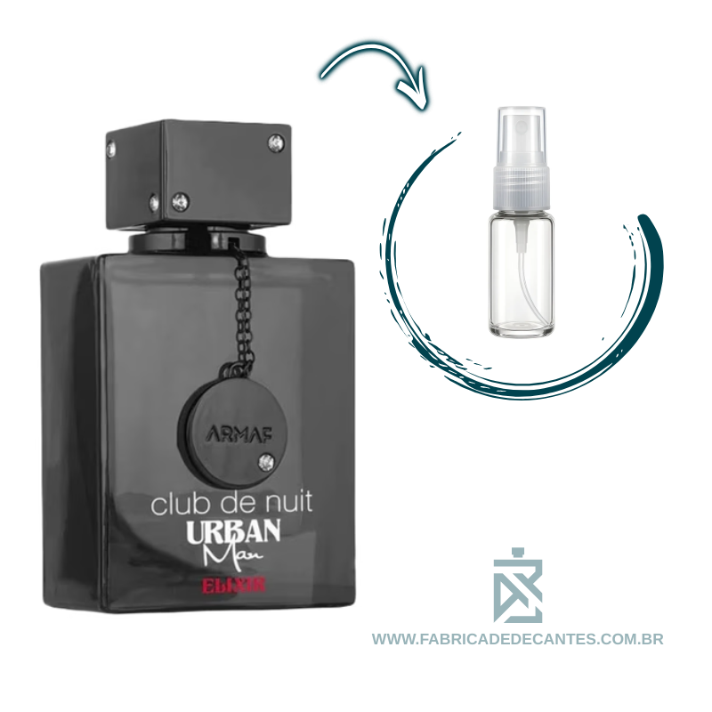 CLUB COLLECTION MASCULINO - Combo Árabe com 3 Decants de 5ml. (Club de nuit intense Man, Urban Elixir e Iconic)