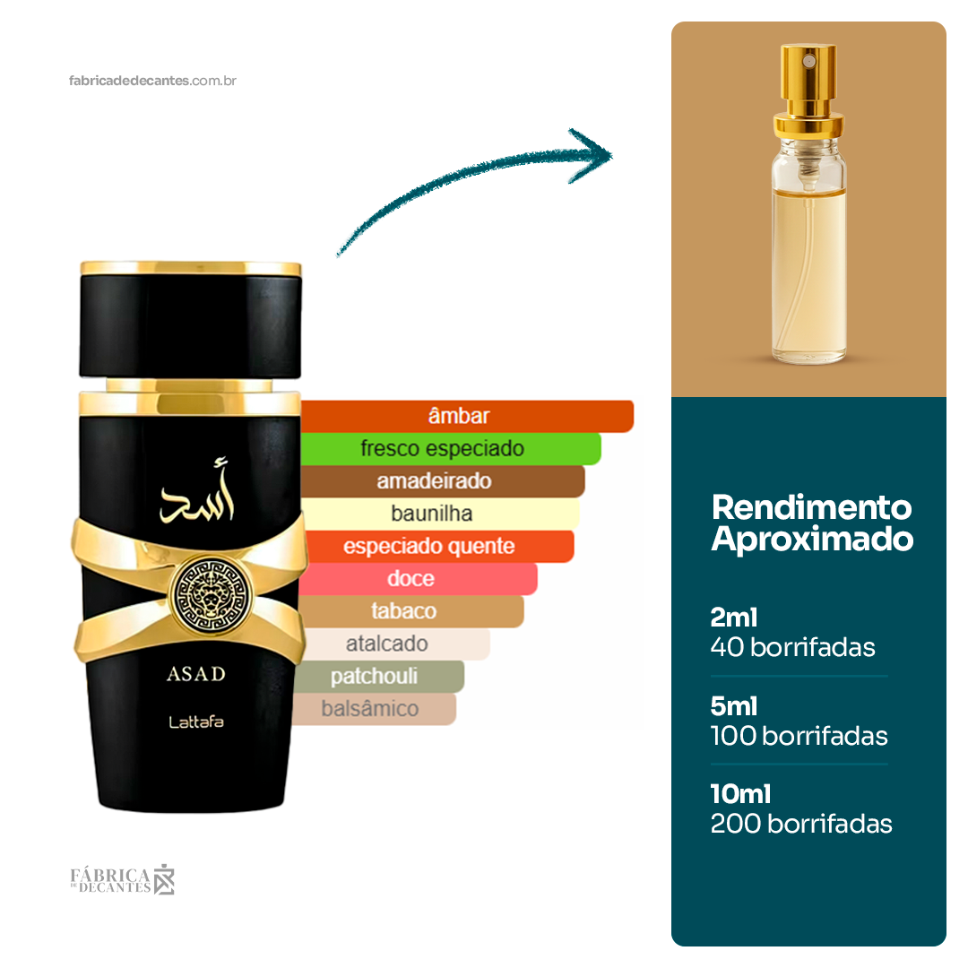 (Decant) Asad Perfumes Masculino