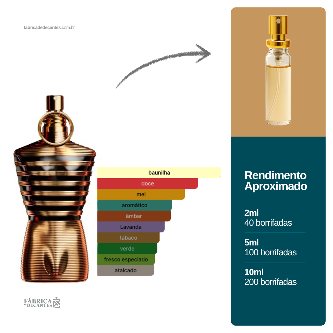 (Decant) Le Male Elixir Jean Paul Gaultier Masculino
