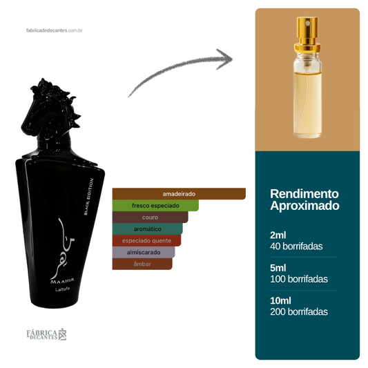 (Decant) Maahir Black Edition Lattafa Perfumes