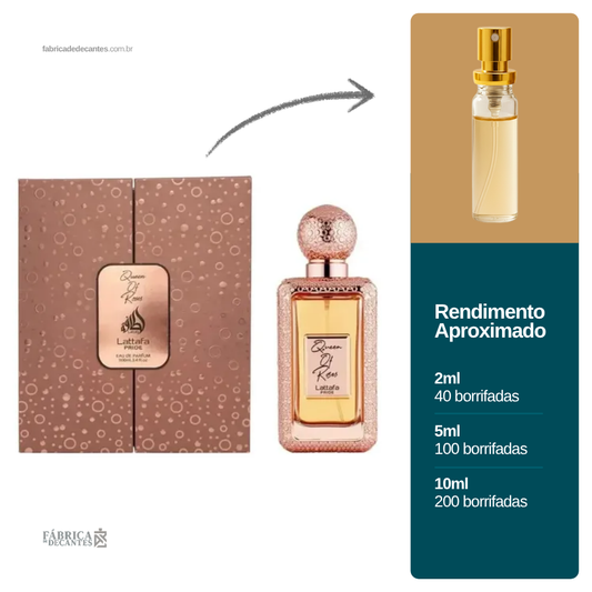 (Decant) Queen of Rose Lattafa Feminino