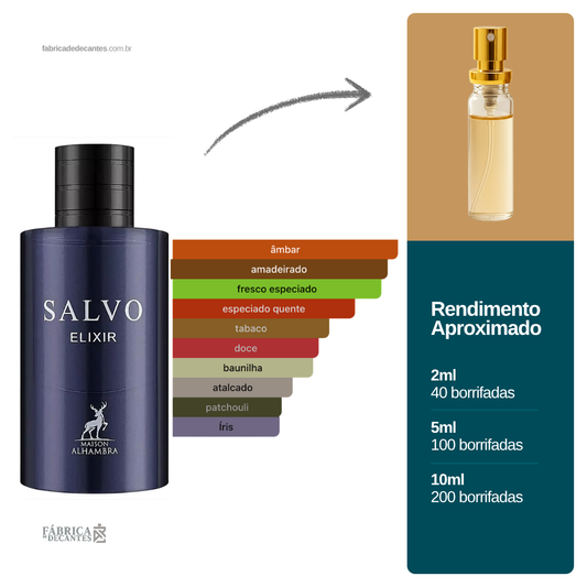 (Decant) Salvo Elixir Maison Alhambra Masculino
