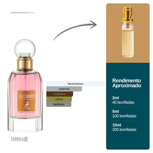 (Decant) So Candid POUR FEMME Maison Alhambra Feminino